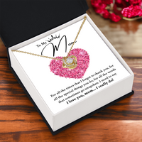 Load image into Gallery viewer, I Love You Mom - Love Knot Necklace
