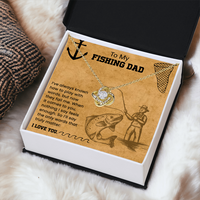 Load image into Gallery viewer, To My Fishing Dad - Love Knot Necklace
