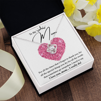 Load image into Gallery viewer, I Love You Mom - Love Knot Necklace
