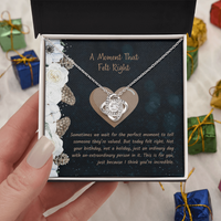 Load image into Gallery viewer, Just Because You're Incredible - Love Knot Necklace
