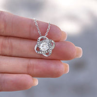 Load image into Gallery viewer, I Love You Mom - Love Knot Necklace
