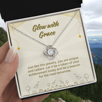 Load image into Gallery viewer, Glow With Grace - Graduation Gift Necklace
