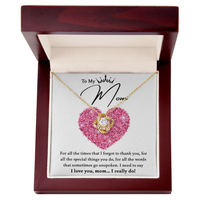 Load image into Gallery viewer, I Love You Mom - Love Knot Necklace
