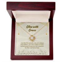 Load image into Gallery viewer, Glow With Grace - Graduation Gift Necklace
