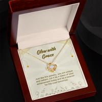 Load image into Gallery viewer, Glow With Grace - Graduation Gift Necklace
