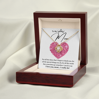 Load image into Gallery viewer, I Love You Mom - Love Knot Necklace
