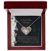 Load image into Gallery viewer, Just Because You're Incredible - Love Knot Necklace
