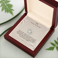 Load image into Gallery viewer, To My Strong Loving Dad - Love Knot Necklace
