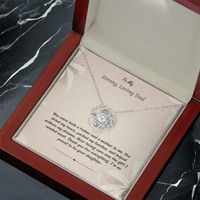 Load image into Gallery viewer, To My Strong Loving Dad - Love Knot Necklace
