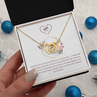 Load image into Gallery viewer, You Are a Bright Spot in My Life - Just Because Gift - Hearts Necklace
