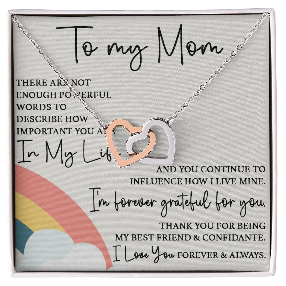 To My Mom - I Love You Forever Necklace