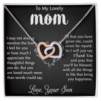 Load image into Gallery viewer, To My Lovely Mom - Hearts Necklace
