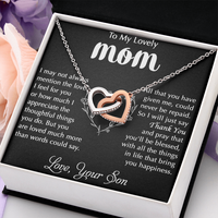 Load image into Gallery viewer, To My Lovely Mom - Hearts Necklace
