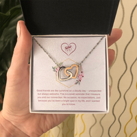 Load image into Gallery viewer, You Are a Bright Spot in My Life - Just Because Gift - Hearts Necklace
