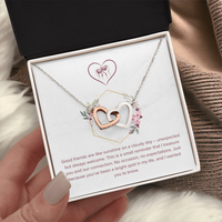 Load image into Gallery viewer, You Are a Bright Spot in My Life - Just Because Gift - Hearts Necklace
