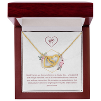 Load image into Gallery viewer, You Are a Bright Spot in My Life - Just Because Gift - Hearts Necklace
