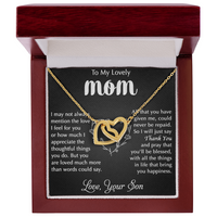Load image into Gallery viewer, To My Lovely Mom - Hearts Necklace
