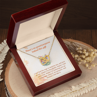 Load image into Gallery viewer, No Purpose - Just Because - Interlocking Hearts Necklace Gift
