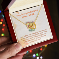 Load image into Gallery viewer, No Purpose - Just Because - Interlocking Hearts Necklace Gift
