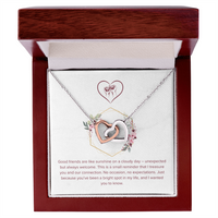 Load image into Gallery viewer, You Are a Bright Spot in My Life - Just Because Gift - Hearts Necklace
