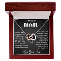 Load image into Gallery viewer, To My Lovely Mom - Hearts Necklace
