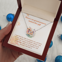 Load image into Gallery viewer, No Purpose - Just Because - Interlocking Hearts Necklace Gift
