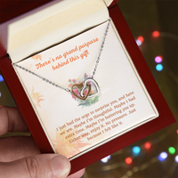 Load image into Gallery viewer, No Purpose - Just Because - Interlocking Hearts Necklace Gift
