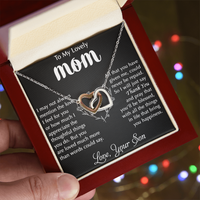 Load image into Gallery viewer, To My Lovely Mom - Hearts Necklace
