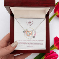 Load image into Gallery viewer, You Are a Bright Spot in My Life - Just Because Gift - Hearts Necklace
