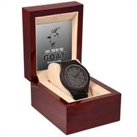 Load image into Gallery viewer, Dad - You Are The G.O.A.T - Wooden Watch
