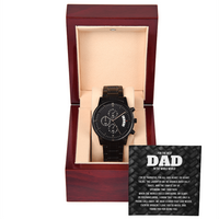 Load image into Gallery viewer, For The Best Dad - Black Chronograph Watch

