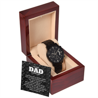 Load image into Gallery viewer, For The Best Dad - Black Chronograph Watch
