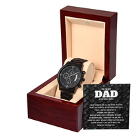 Load image into Gallery viewer, For The Best Dad - Black Chronograph Watch
