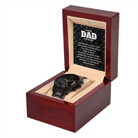 Load image into Gallery viewer, For The Best Dad - Black Chronograph Watch
