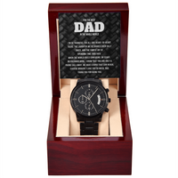 Load image into Gallery viewer, For The Best Dad - Black Chronograph Watch
