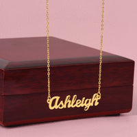 Load image into Gallery viewer, Non-Message Card Custom Name Necklace
