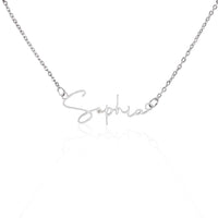 Load image into Gallery viewer, Custom Signature Name Necklace - Gift For Your Girlfriend
