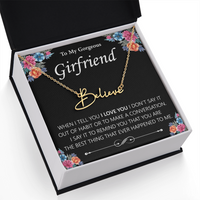 Load image into Gallery viewer, Custom Signature Name Necklace - Gift For Your Girlfriend
