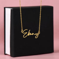 Load image into Gallery viewer, Custom Signature Name Necklace - Gift For Your Girlfriend
