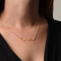 Load image into Gallery viewer, Custom Signature Name Necklace - Gift For Your Girlfriend
