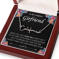 Load image into Gallery viewer, Custom Signature Name Necklace - Gift For Your Girlfriend
