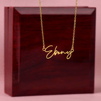 Load image into Gallery viewer, Custom Signature Name Necklace - Gift For Your Girlfriend
