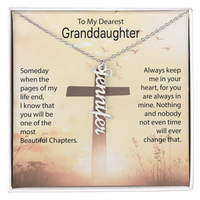 Load image into Gallery viewer, Custom Vertical Name Necklace For Your Granddaughter
