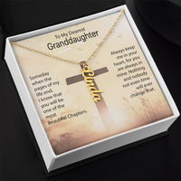 Load image into Gallery viewer, Custom Vertical Name Necklace For Your Granddaughter
