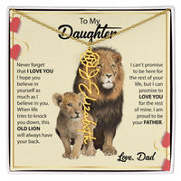 Load image into Gallery viewer, Custom Message + Flower + Name Necklace
