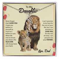 Load image into Gallery viewer, Custom Message + Flower + Name Necklace
