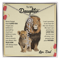 Load image into Gallery viewer, Custom Message + Flower + Name Necklace
