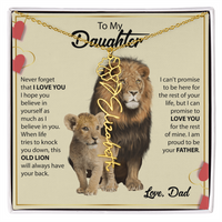 Load image into Gallery viewer, Custom Message + Flower + Name Necklace
