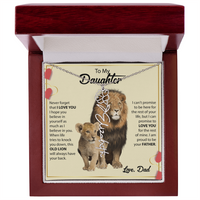 Load image into Gallery viewer, Custom Message + Flower + Name Necklace
