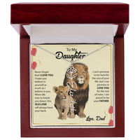 Load image into Gallery viewer, Custom Message + Flower + Name Necklace
